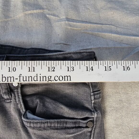 Calvin Klein Slim Boyfriend SZ 4 Jeans Women Gray Stretch Mid Rise Denim (29x27) - Picture 6 of 15
